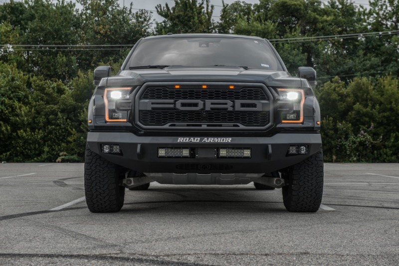 Ford Raptor Bumper - Front - Road Armor - Stealth Non-Winch - Tex Blk - `17-`20